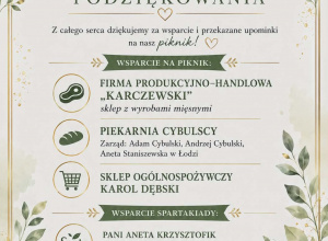 Podziękowania