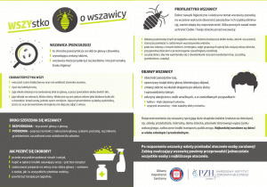 Ulotka dla rodziców z opisem przyczyn oraz zapobiegania wszawicy.