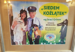 Plakat z tytułem " Siedem Koźląt "