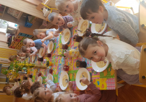 Wielkanocne śniadanie - grupa Pomarańczowa.