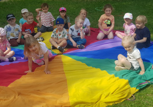 Odpoczynek w plenerze - grupa Pomarańczowa.